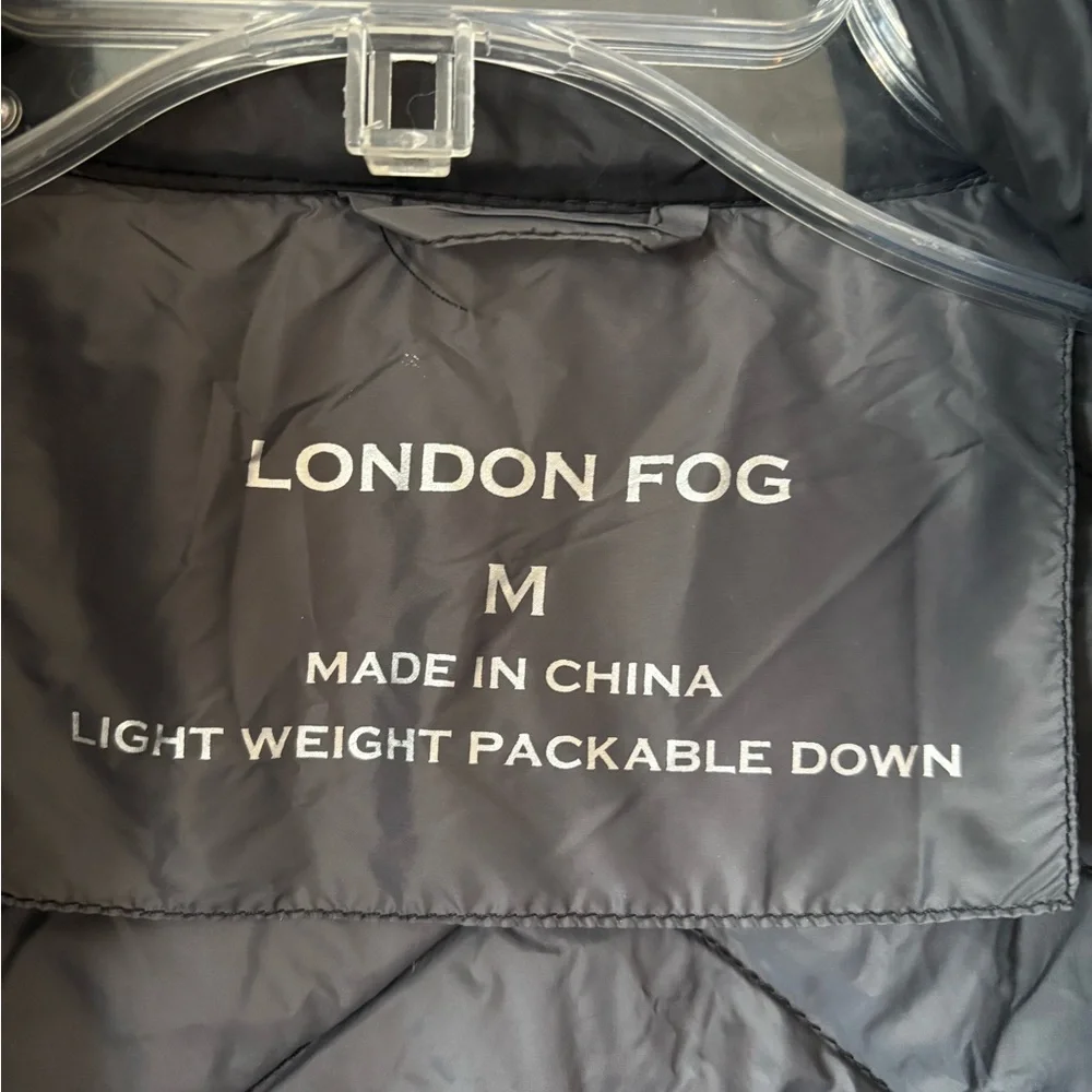London Fog Ladies‎ Packable Down Jacket Black M